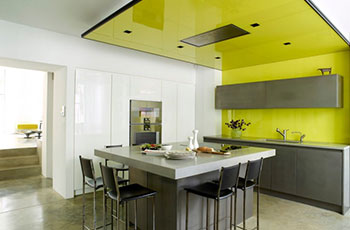 Желтый потолок на кухне (78 фото) » НА ДАЧЕ ФОТО