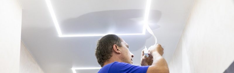 Монтаж натяжных потолков