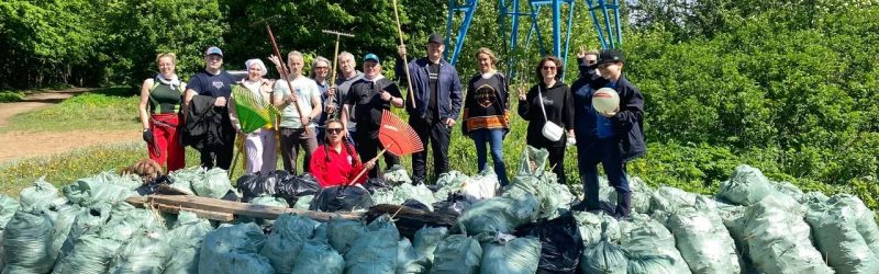 Окна Потолки Петербурга» провели субботник на берегу Финского залива